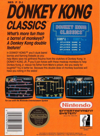 Donkey Kong Classics - NES - Retro Island Gaming