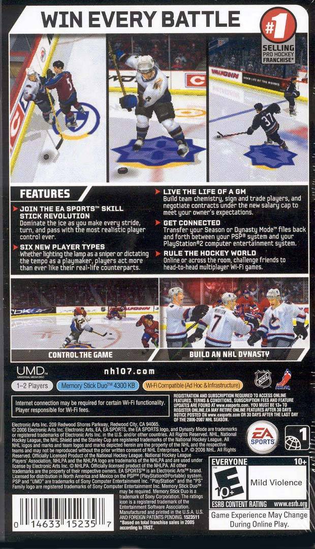 NHL 07 - PSP