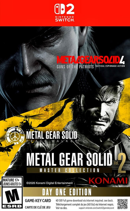Metal Gear Solid: Master Collection Vol. 2 - Nintendo Switch 2 - Retro Island Gaming