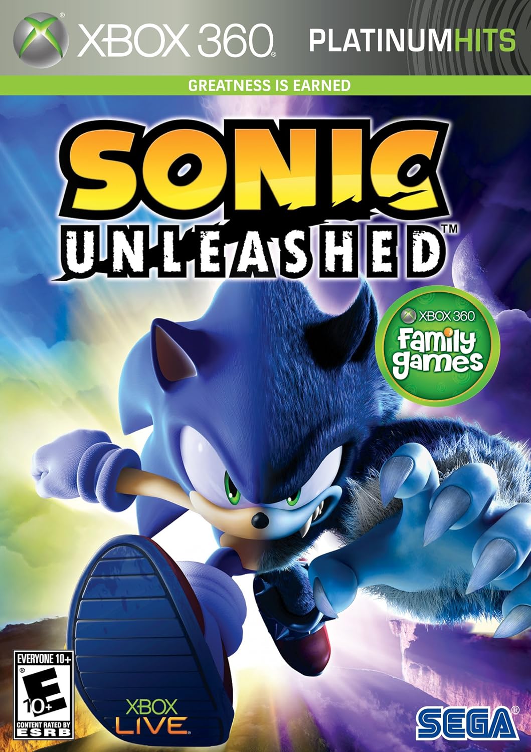 Sonic Unleashed [Platinum Hits] - Xbox 360