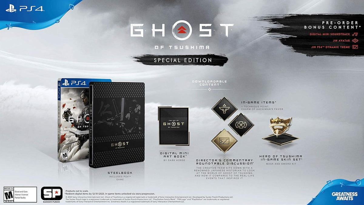 Ghost of Tsushima [Special Edition] - Playstation 4 - Retro Island Gaming