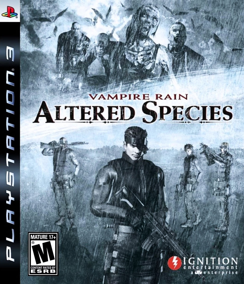 Vampire Rain Altered Species - Playstation 3