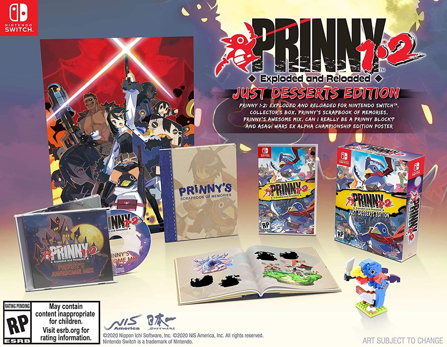 Prinny 1+2 Exploded and Reloaded Just Desserts Edition - Nintendo Switch