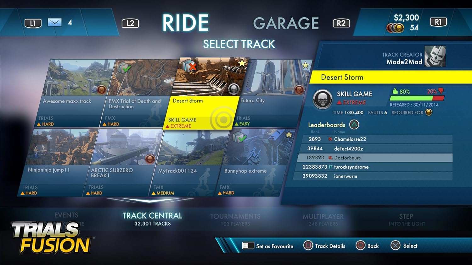 Trials Fusion - Playstation 4