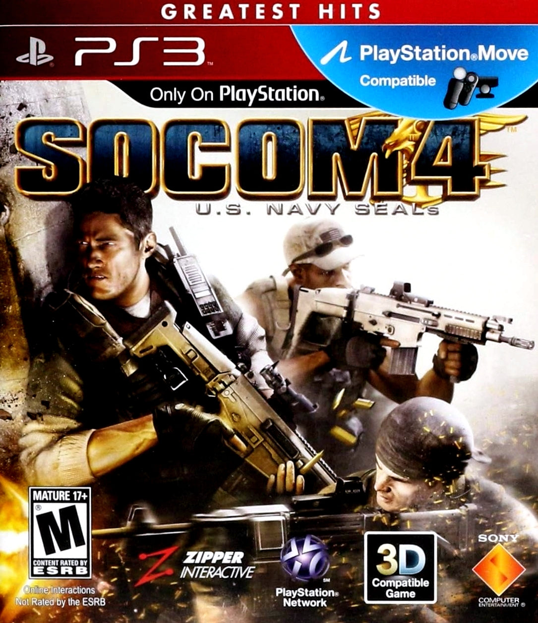 SOCOM 4: US Navy SEALs [Greatest Hits] - Playstation 3