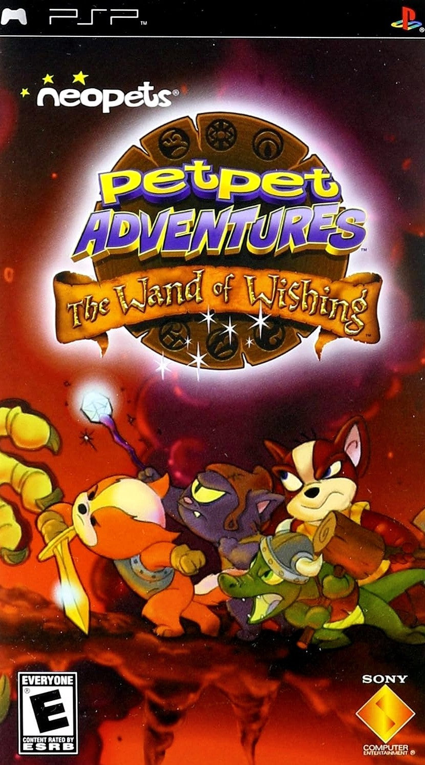 Neopets Petpet Adventures The Wand of Wishing - PSP