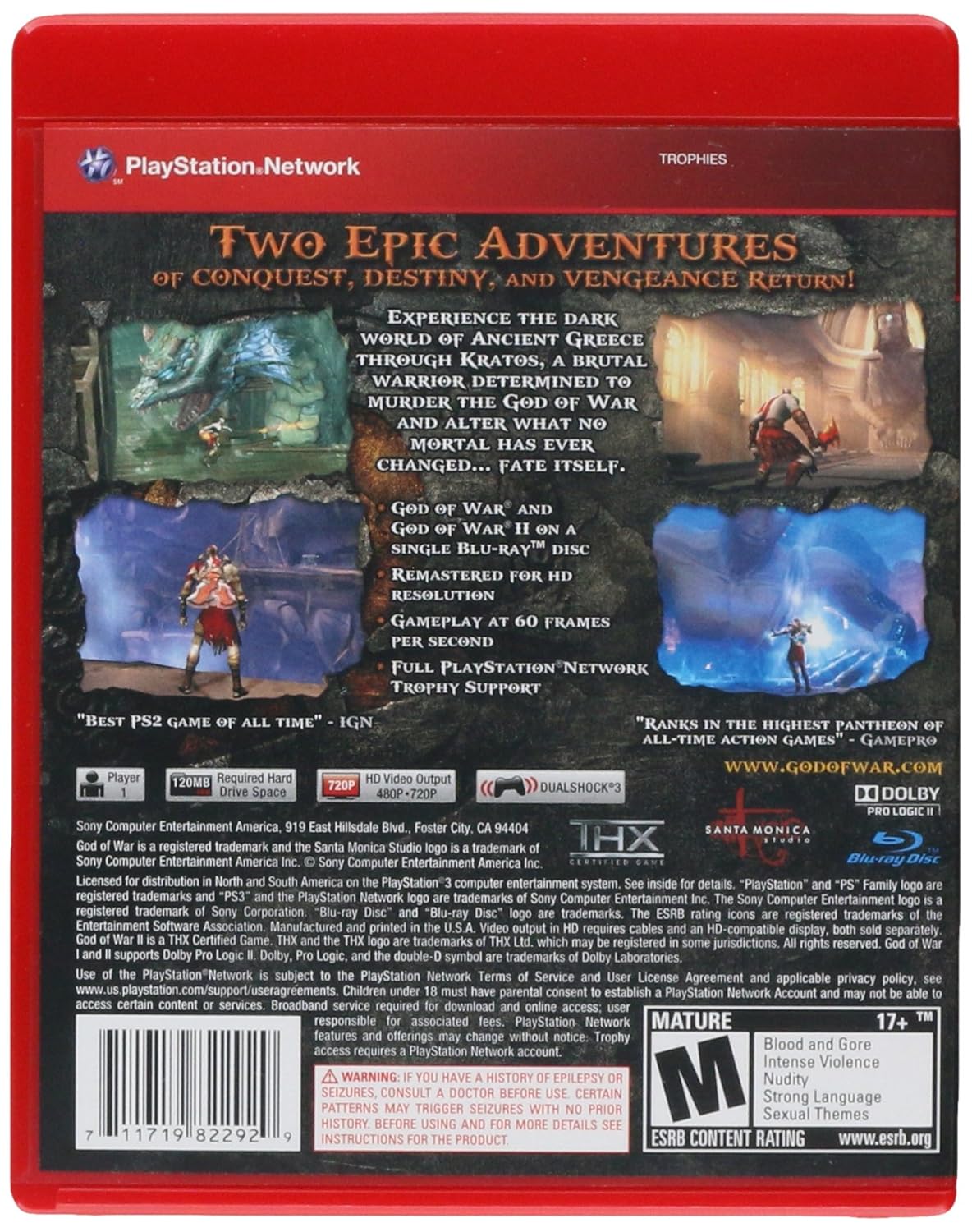God of War Collection [Greatest Hits] - Playstation 3
