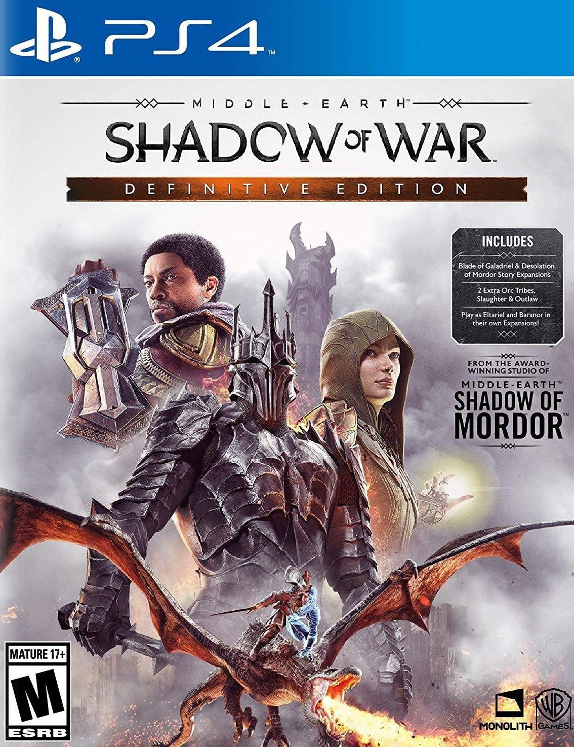 Middle Earth: Shadow Of War [Definitive Edition] - Playstation 4