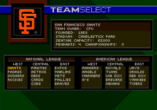 World Series Baseball 95 - Sega Genesis - Retro Island Gaming