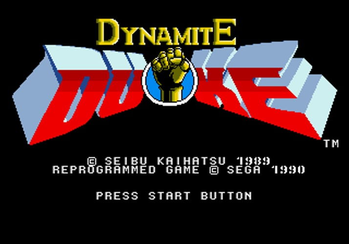 Dynamite Duke - Sega Genesis