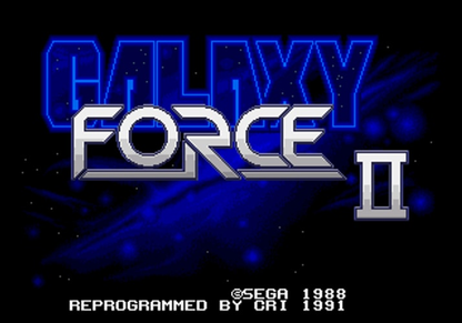 Galaxy Force II - Sega Genesis