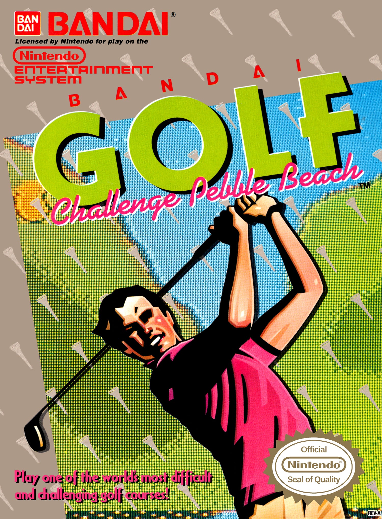 Bandai Golf Challenge Pebble Beach - NES