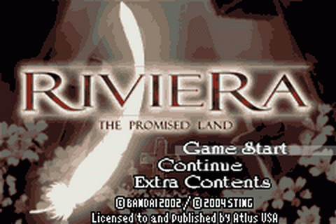 Riviera The Promised Land - GameBoy Advance
