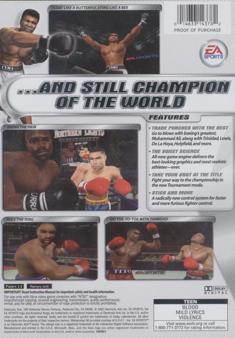 Knockout Kings 2002 - Xbox