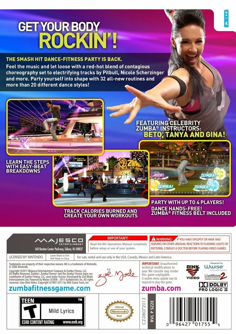 Zumba Fitness 2 - Wii
