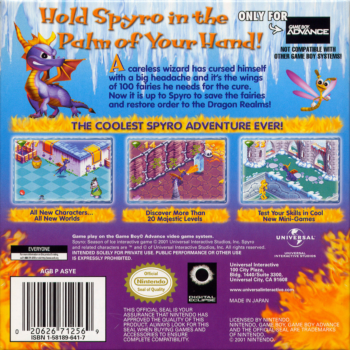 Spyro Season of Ice - GameBoy Advance