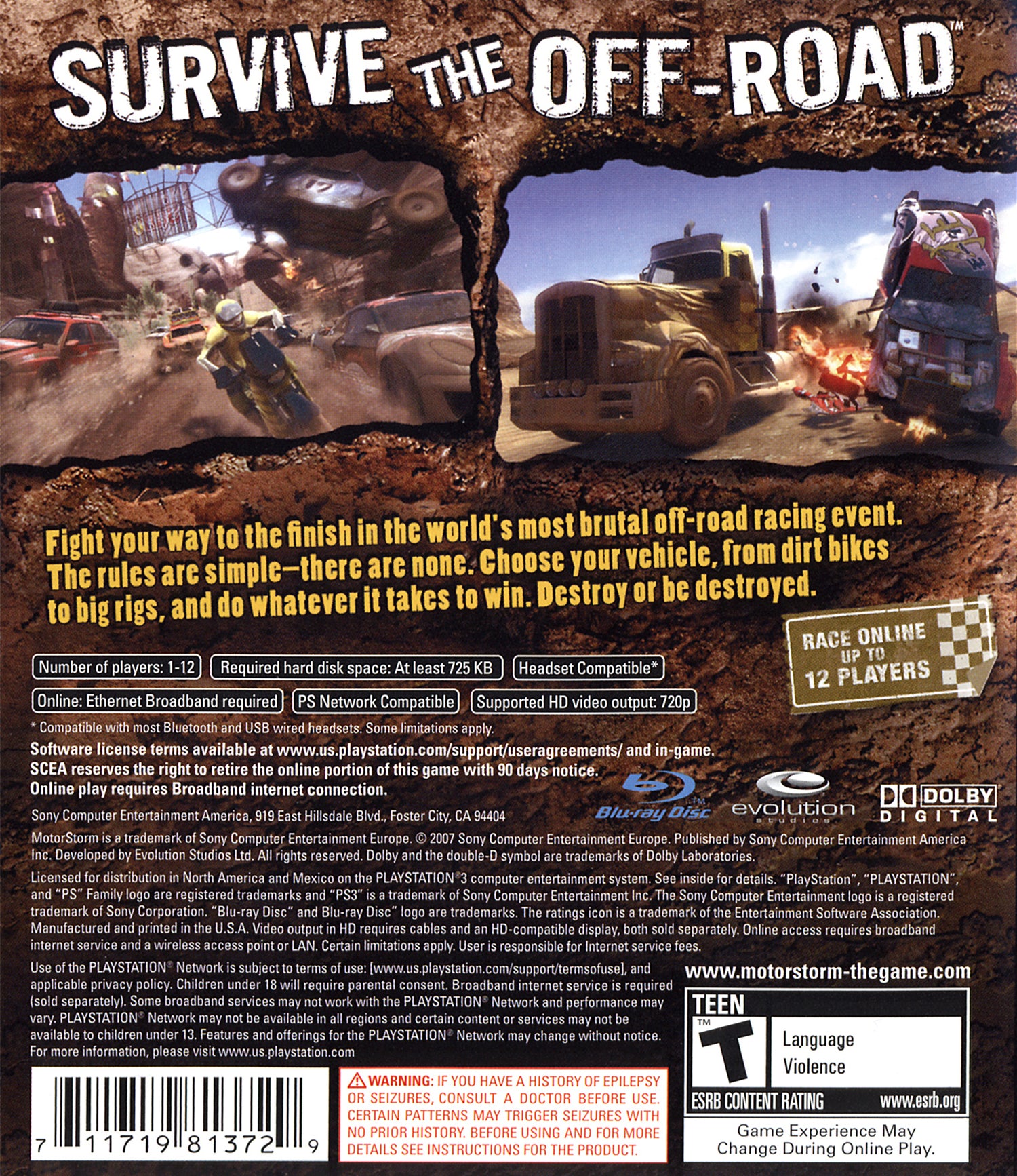 MotorStorm - Playstation 3