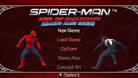 Spiderman Web of Shadows - PSP