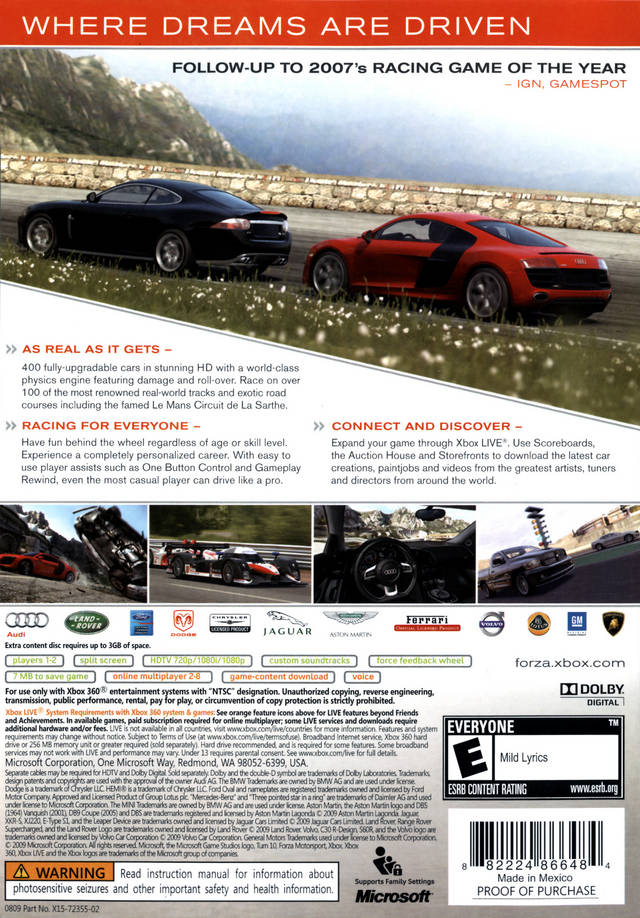 Forza Motorsport 3 - Xbox 360