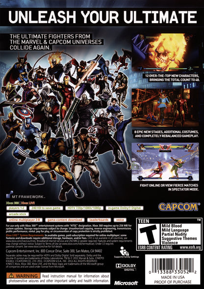 Ultimate Marvel vs Capcom 3 - Xbox 360