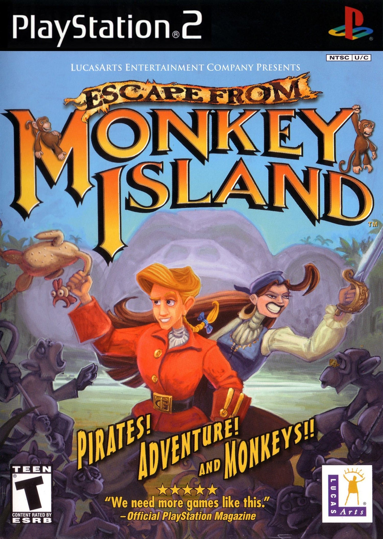 Escape from Monkey Island - Playstation 2