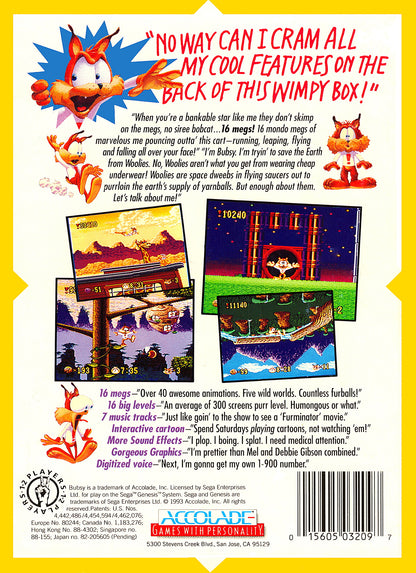 Bubsy - Sega Genesis - Retro Island Gaming