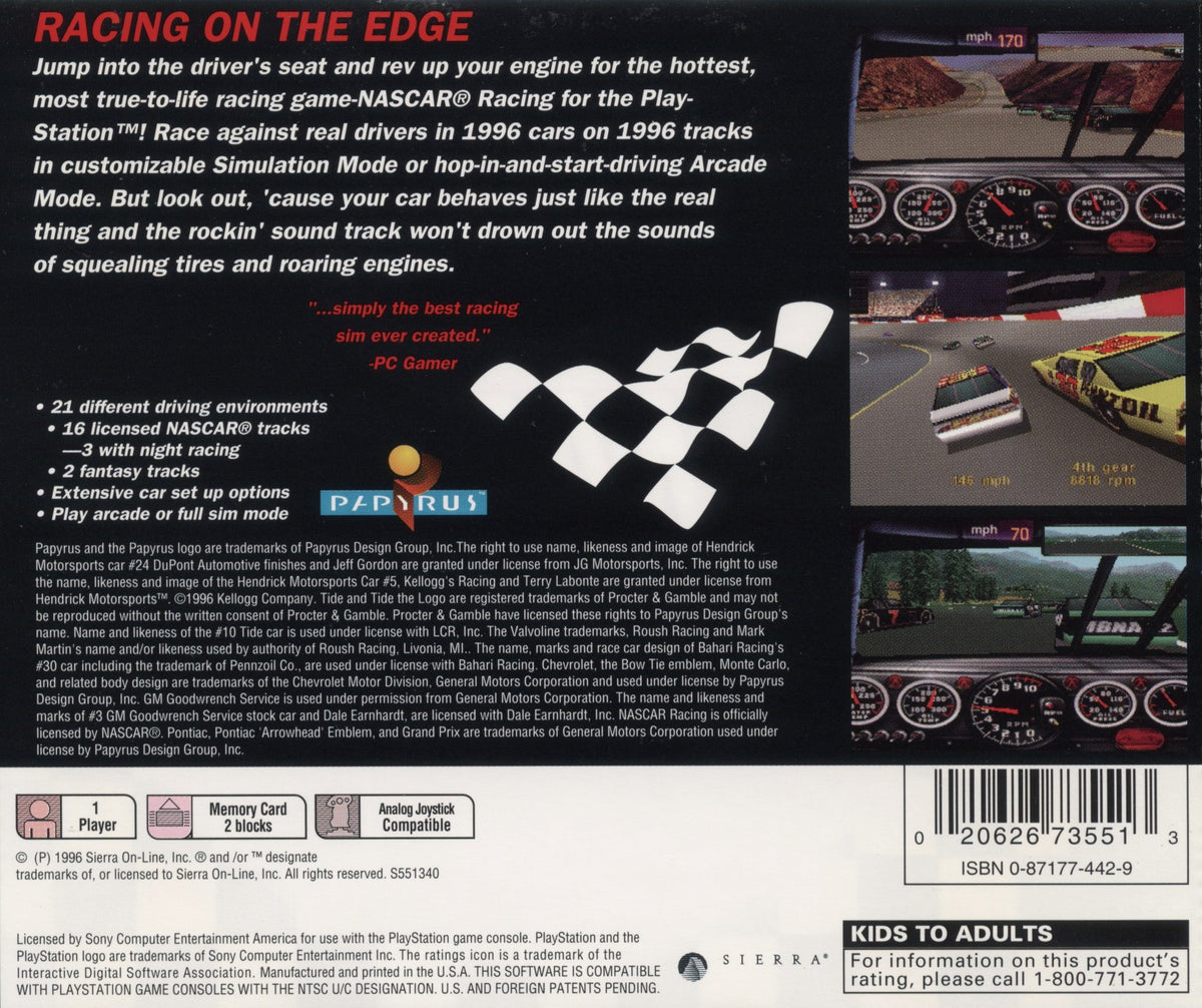 NASCAR Racing - Playstation