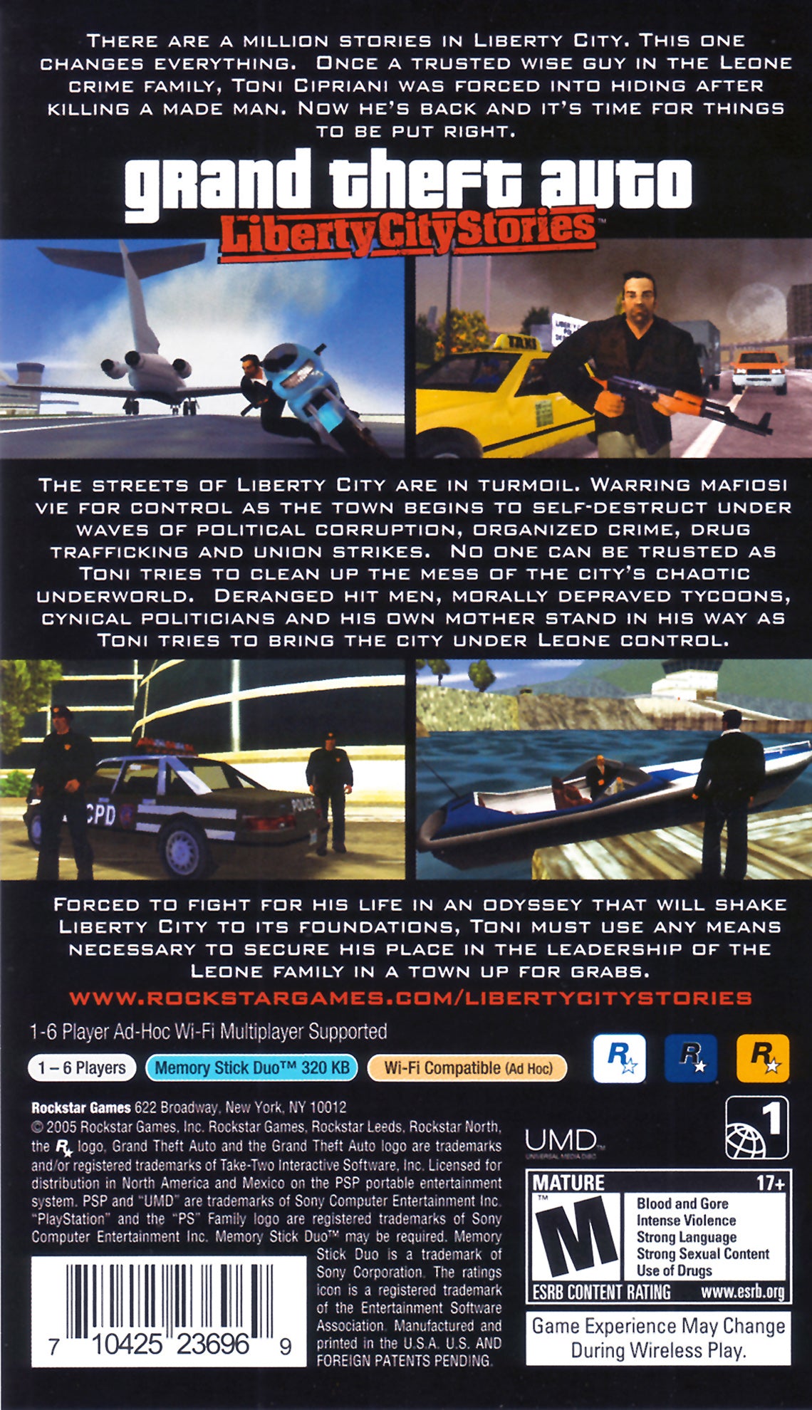 Grand Theft Auto Liberty City Stories - PSP