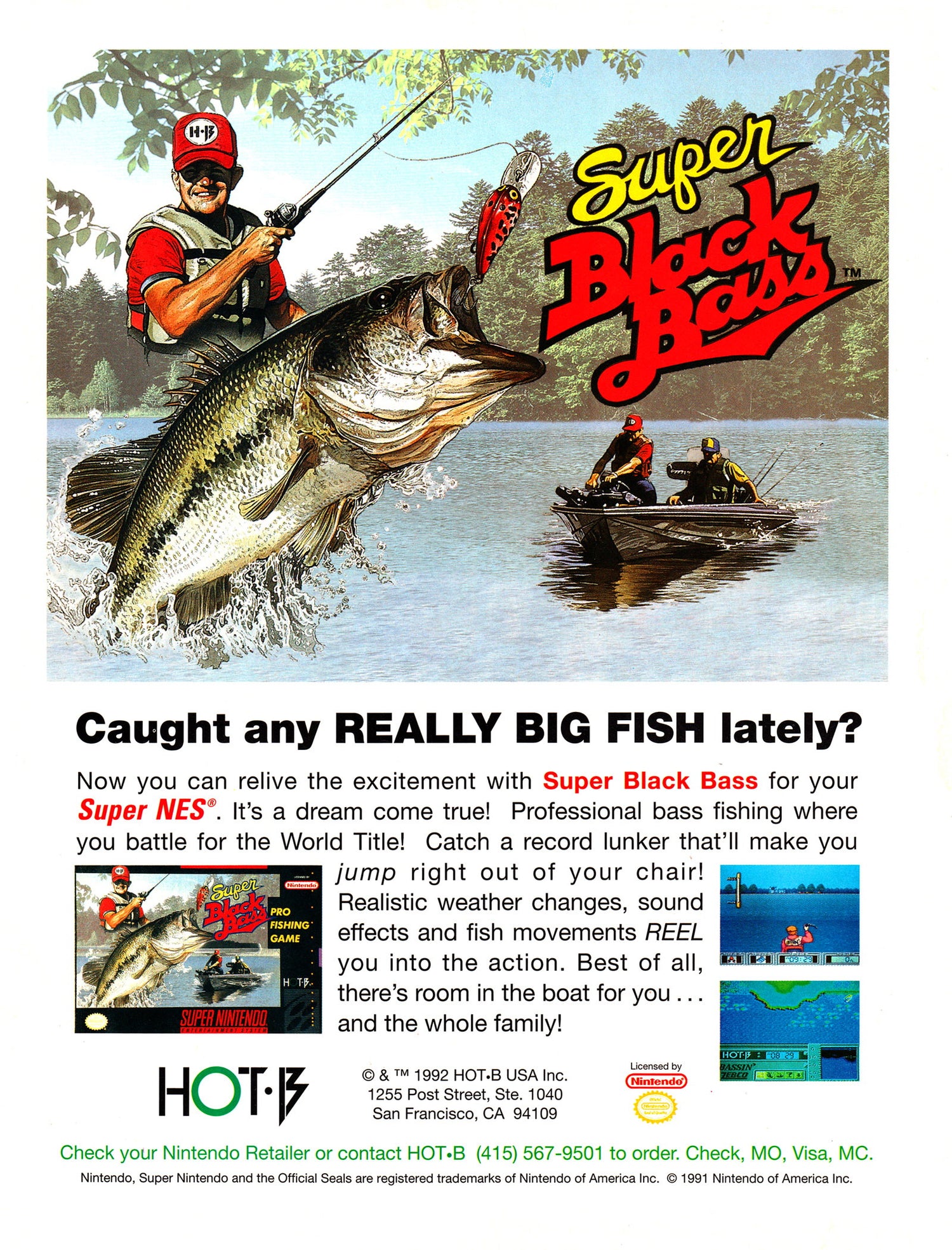 Super Black Bass - Super Nintendo