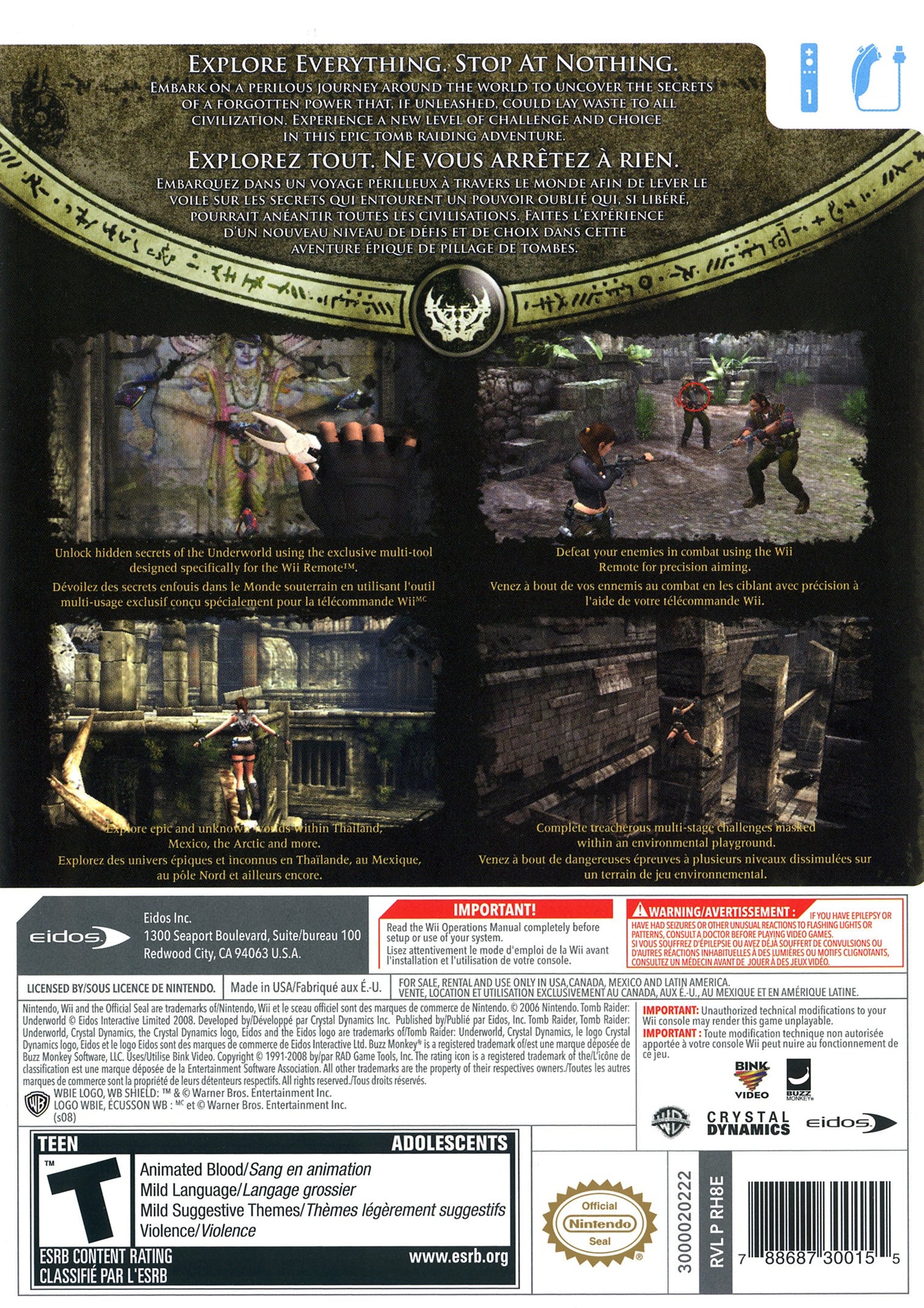 Tomb Raider Underworld - Wii