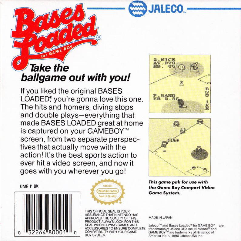 Bases Loaded - GameBoy - Retro Island Gaming