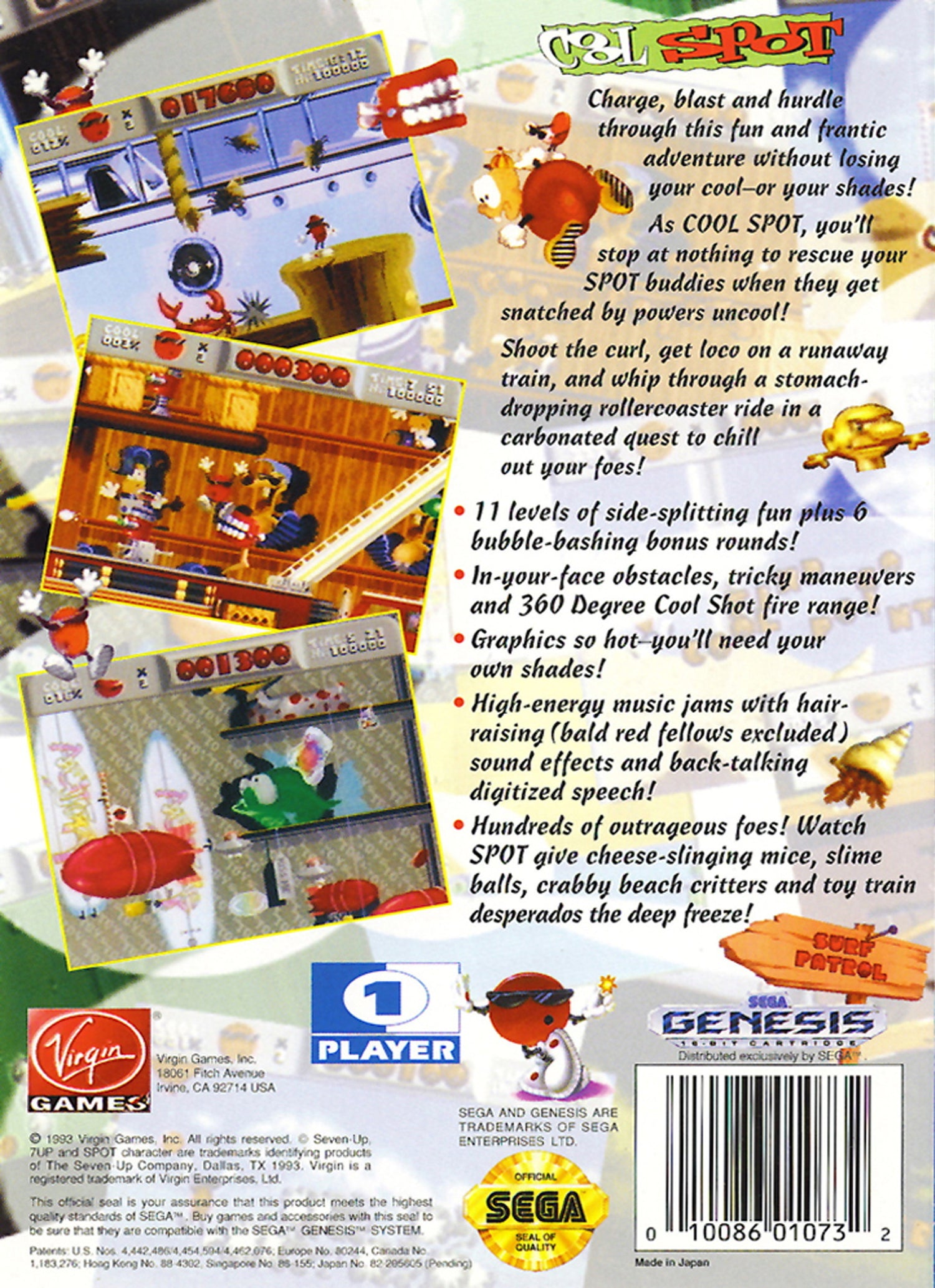 Cool Spot - Sega Genesis