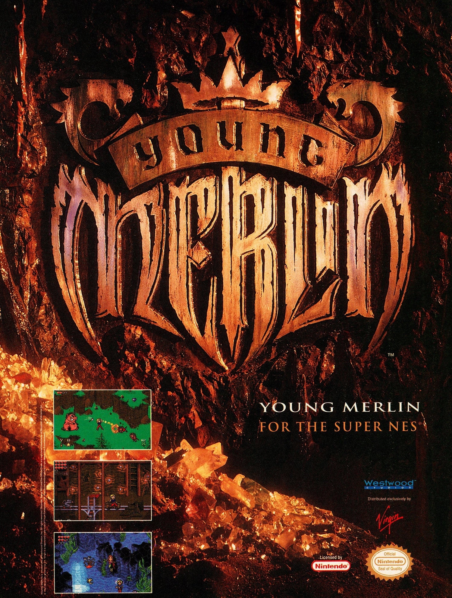 Young Merlin - Super Nintendo - Retro Island Gaming