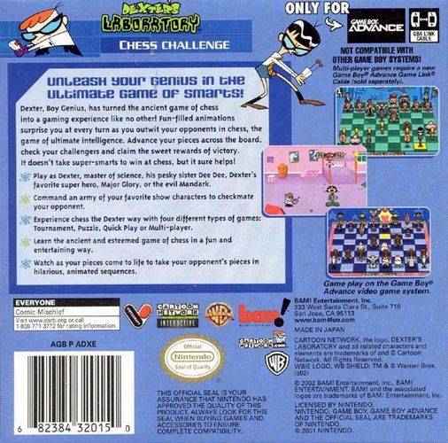 Dexters Laboratory Chess Challenge - GameBoy Advance