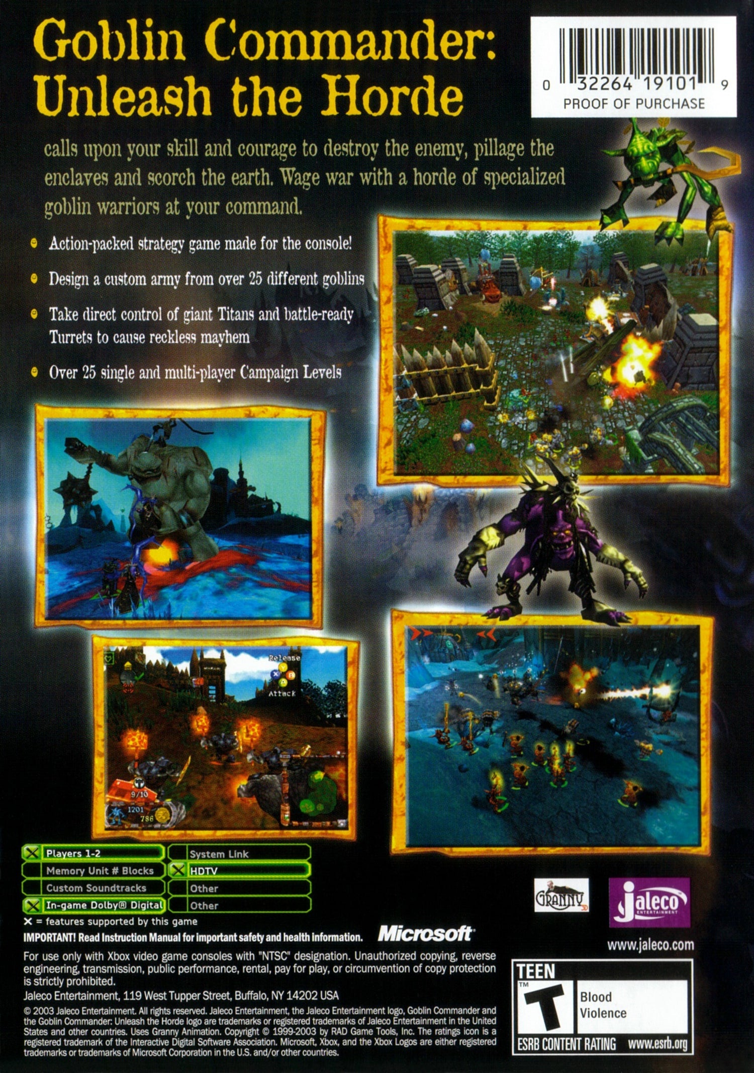 Comandante duende - Xbox