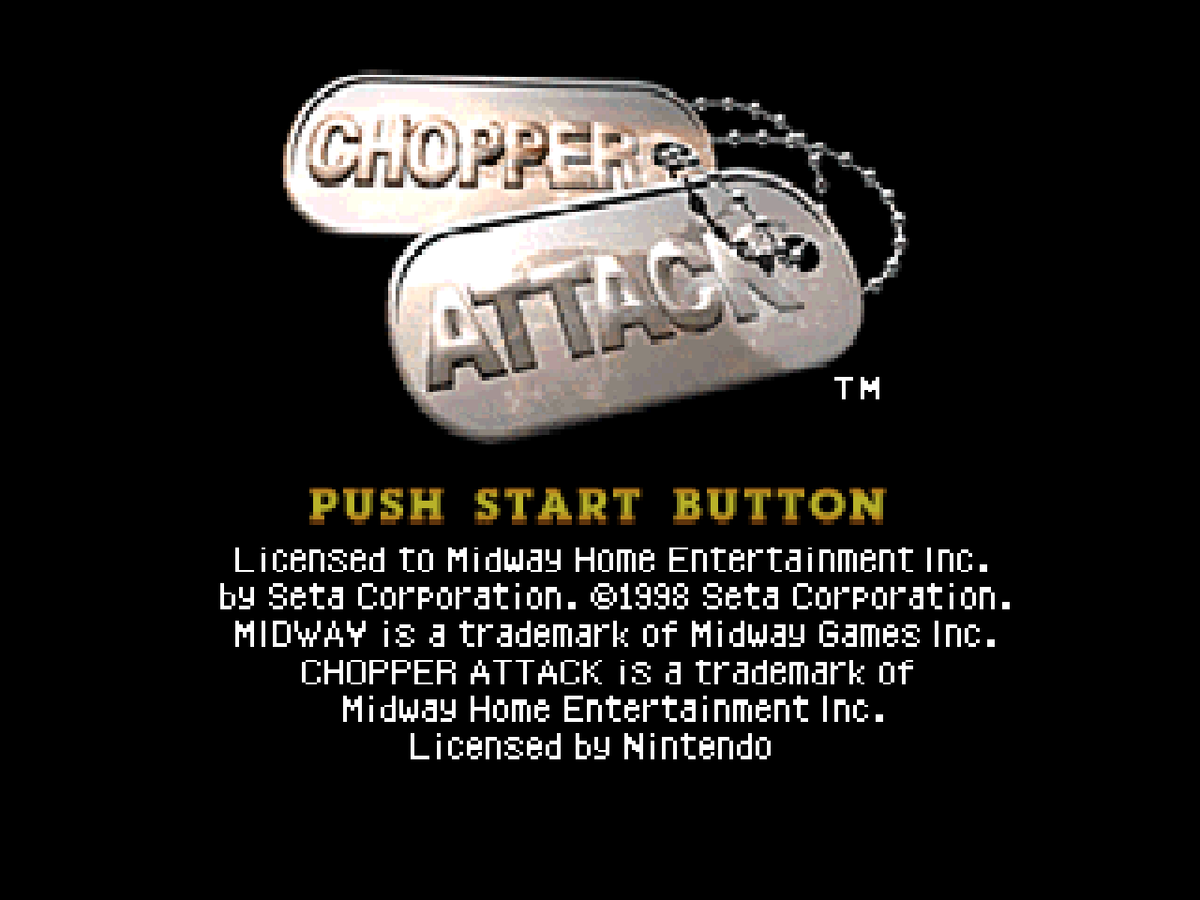 Chopper Attack - Nintendo 64 - Retro Island Gaming