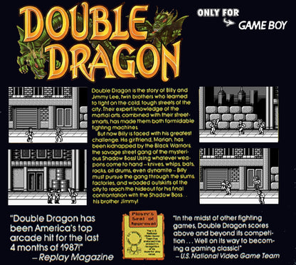Double Dragon - GameBoy - Retro Island Gaming