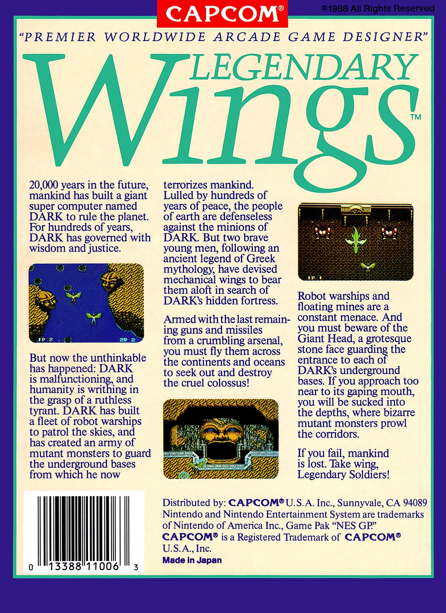 Legendary Wings - NES
