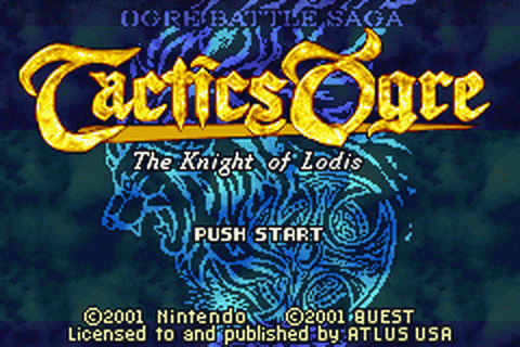 Tactics Ogre: The Knight of Lodis - GameBoy Advance