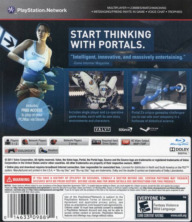 Portal 2 - Playstation 3