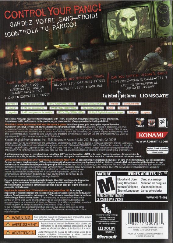 SAW - Xbox 360