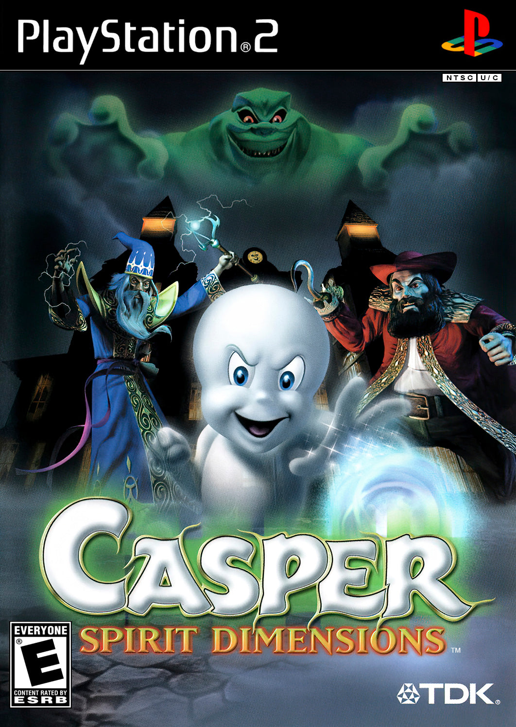 Dimensiones del espíritu de Casper - Playstation 2