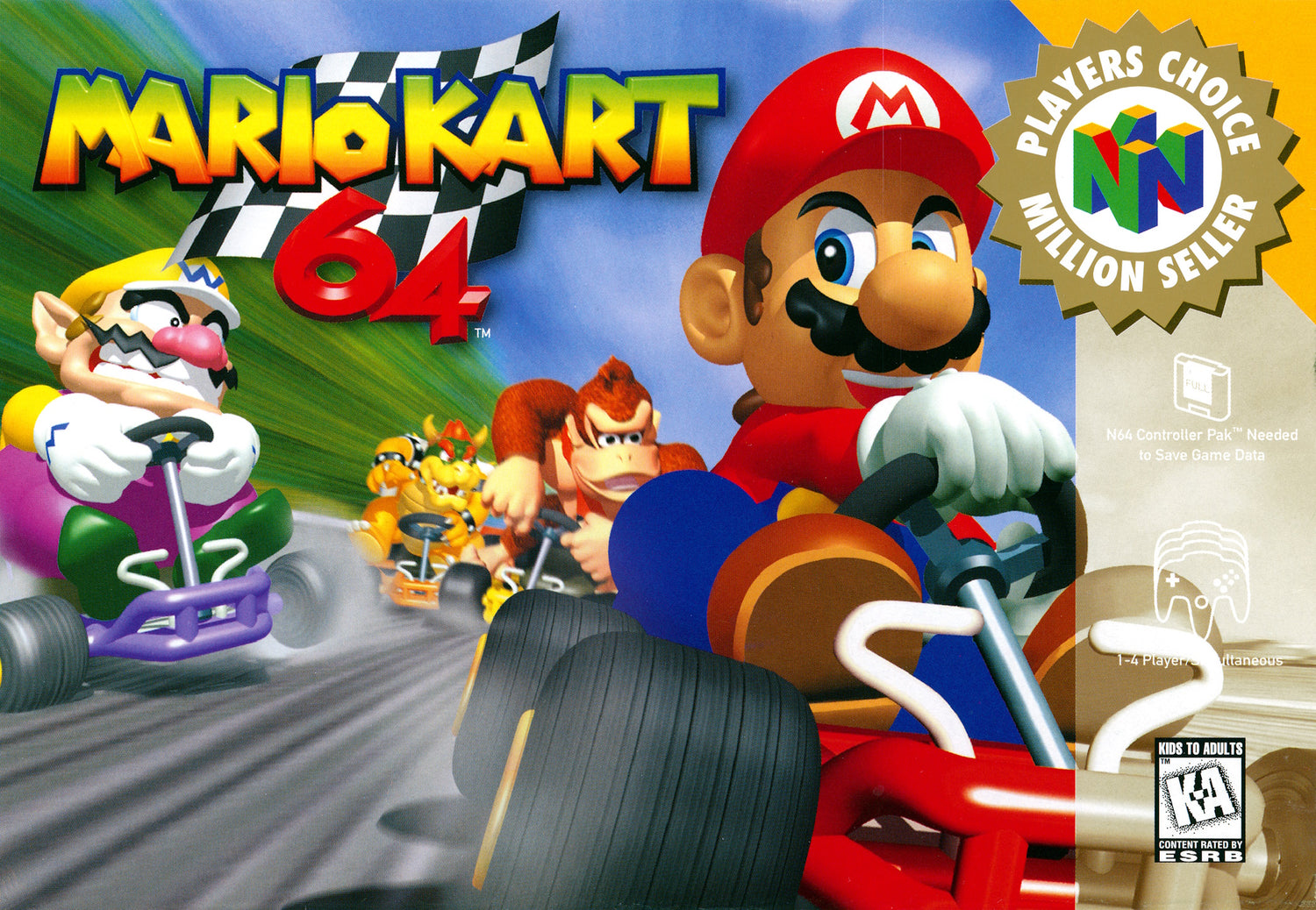 Mario Kart 64 [Player's Choice] - Nintendo 64