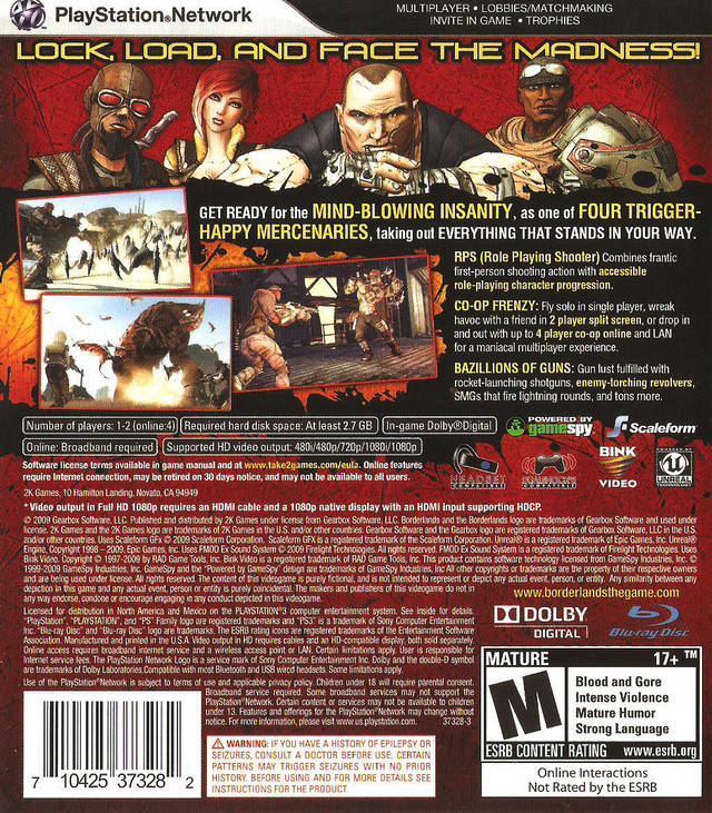 Borderlands - Playstation 3