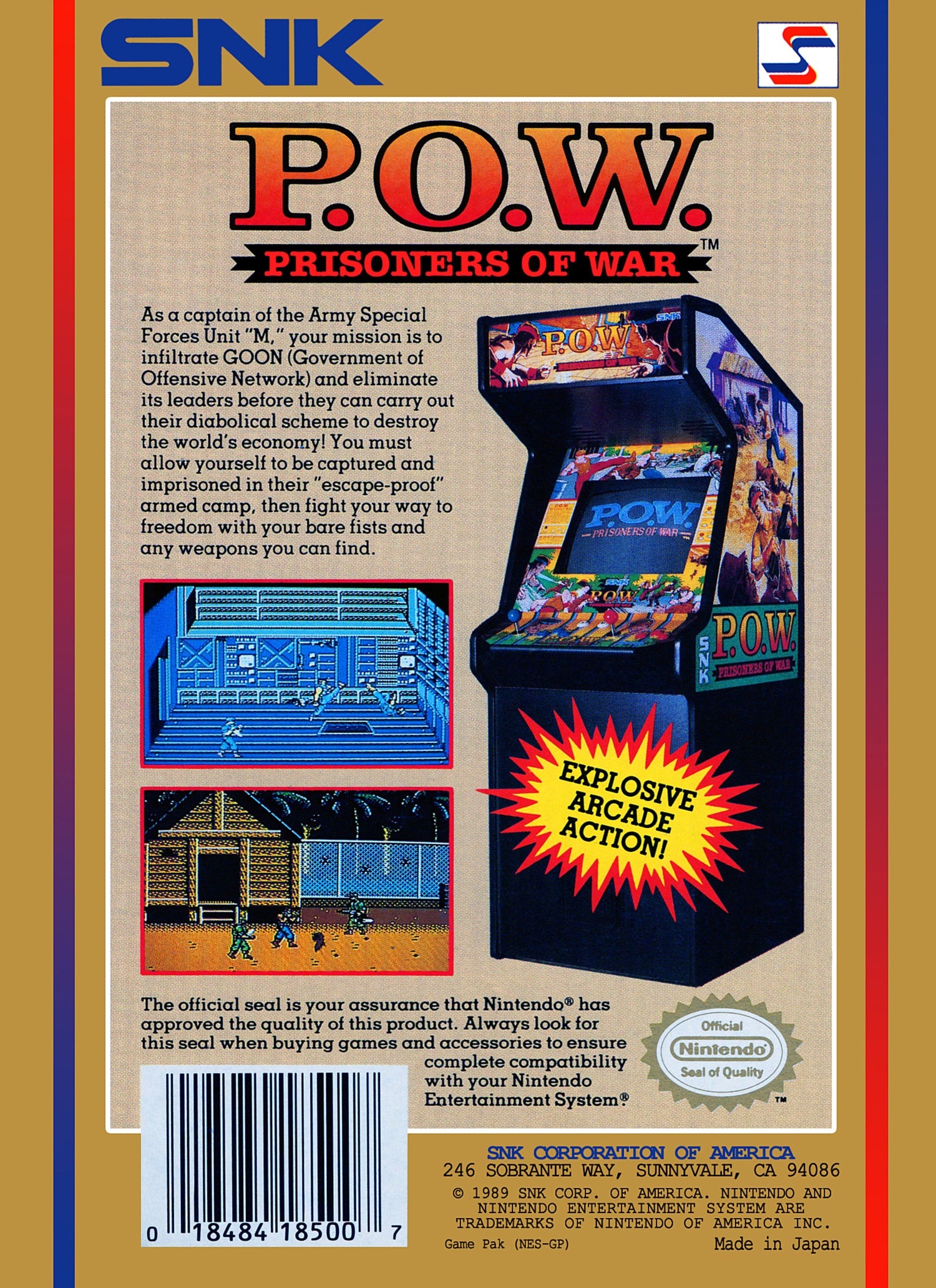 POW Prisoners of War - NES