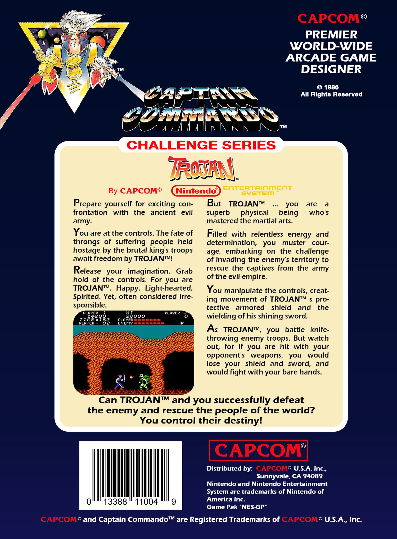 Trojan [5 Screw] - NES