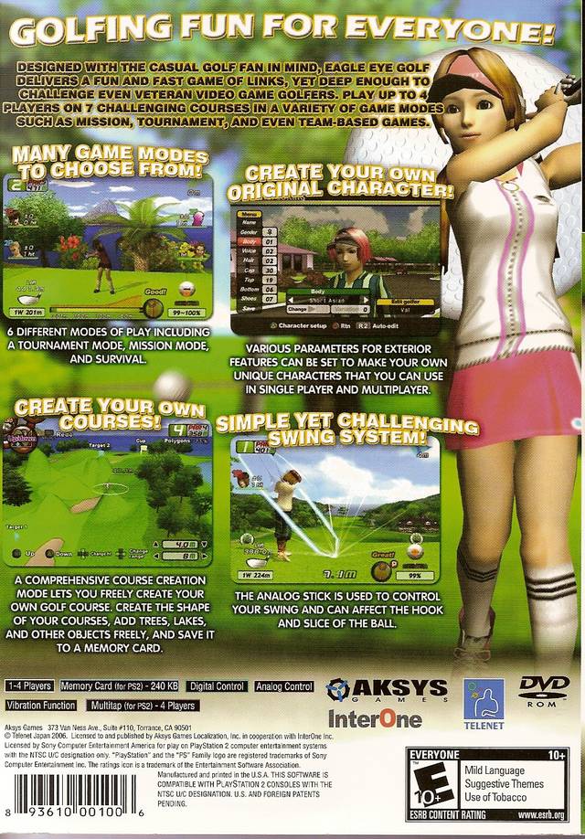 Eagle Eye Golf - Playstation 2
