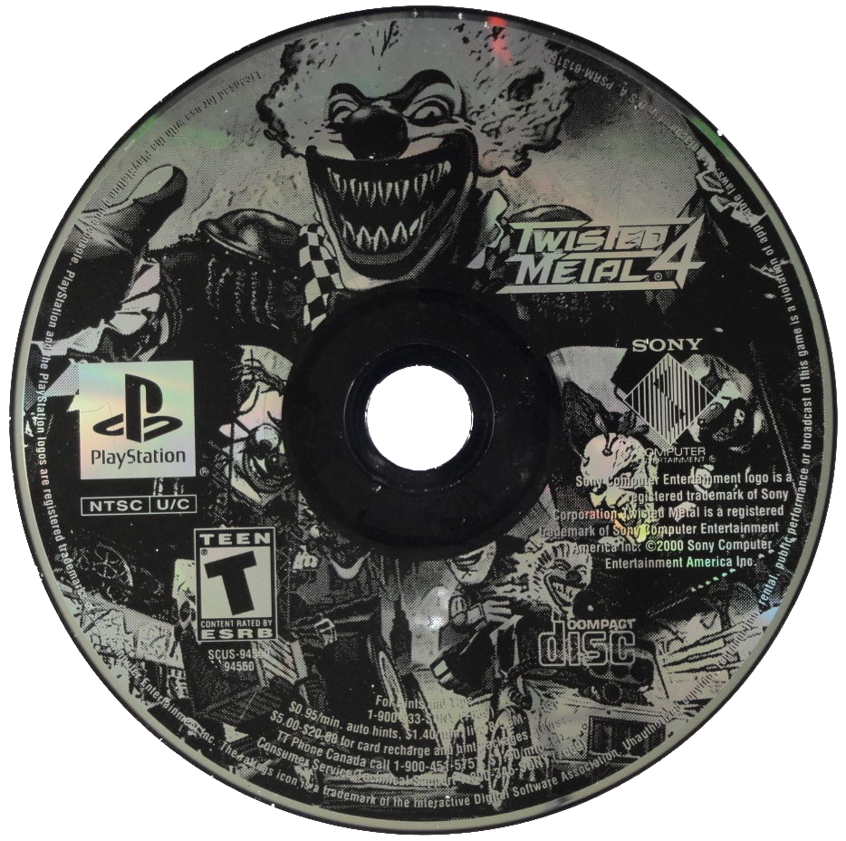 Twisted Metal 4 [Greatest Hits] - Playstation