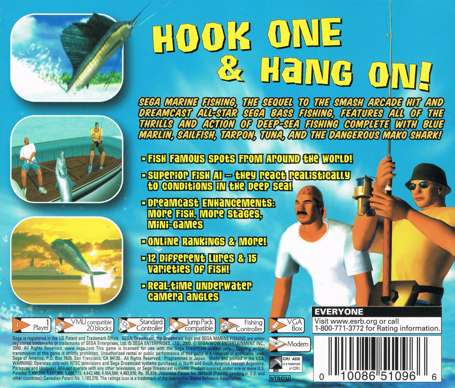 Sega Marine Fishing - Sega Dreamcast