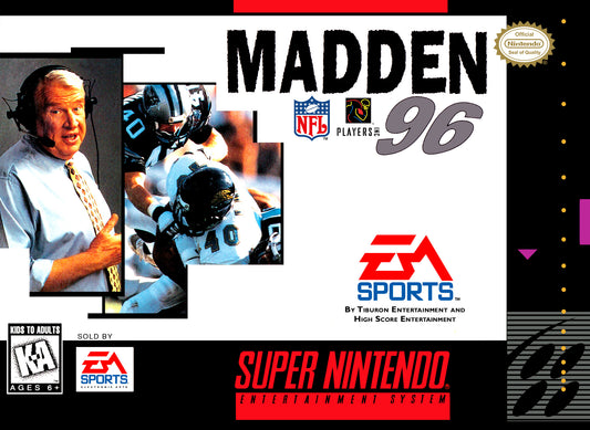 Madden 96 - Super Nintendo - Retro Island Gaming